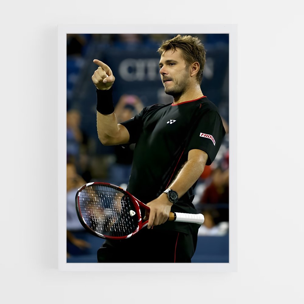 Poster Pouvoir au Service – affiche Tennis (vue 3)